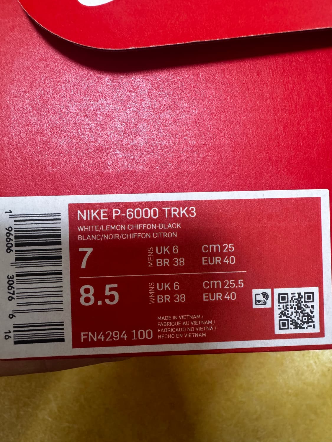 나이키 NIKE P-6000 화이트 레몬 시폰(250) 상품이미지10