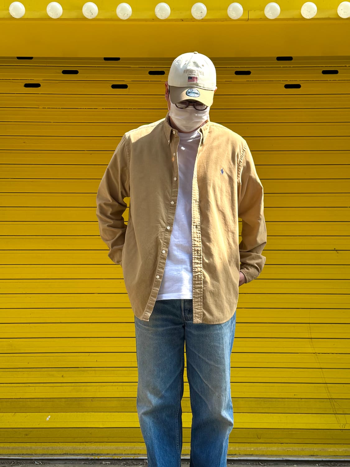 폴로 랄프로렌 코듀로이 옥스포드 셔츠 XL 상품이미지4