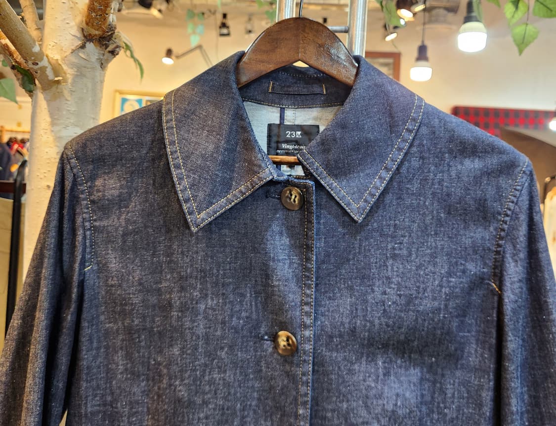일본판 23ku 데님 코트(코튼 +리넨 블렌드) 상품이미지3