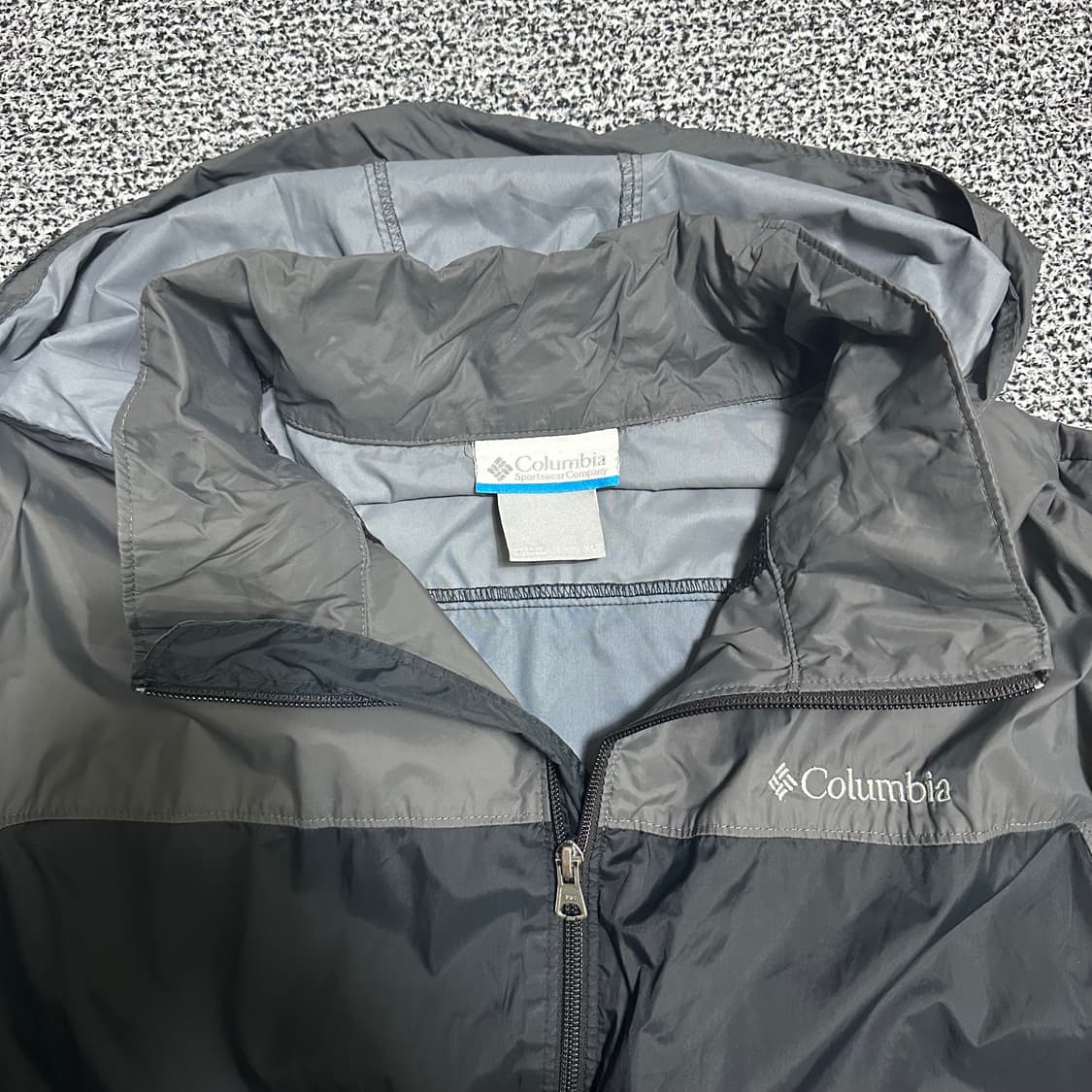 (XL) 컬럼비아 옴니쉴드 투톤 바람막이 자켓 블랙/그레이 상품이미지2