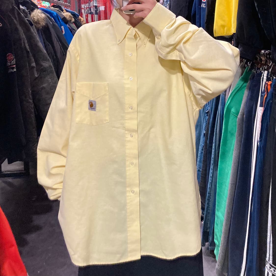 [IM]칼하트 긴팔셔츠 옐로우 상품이미지5