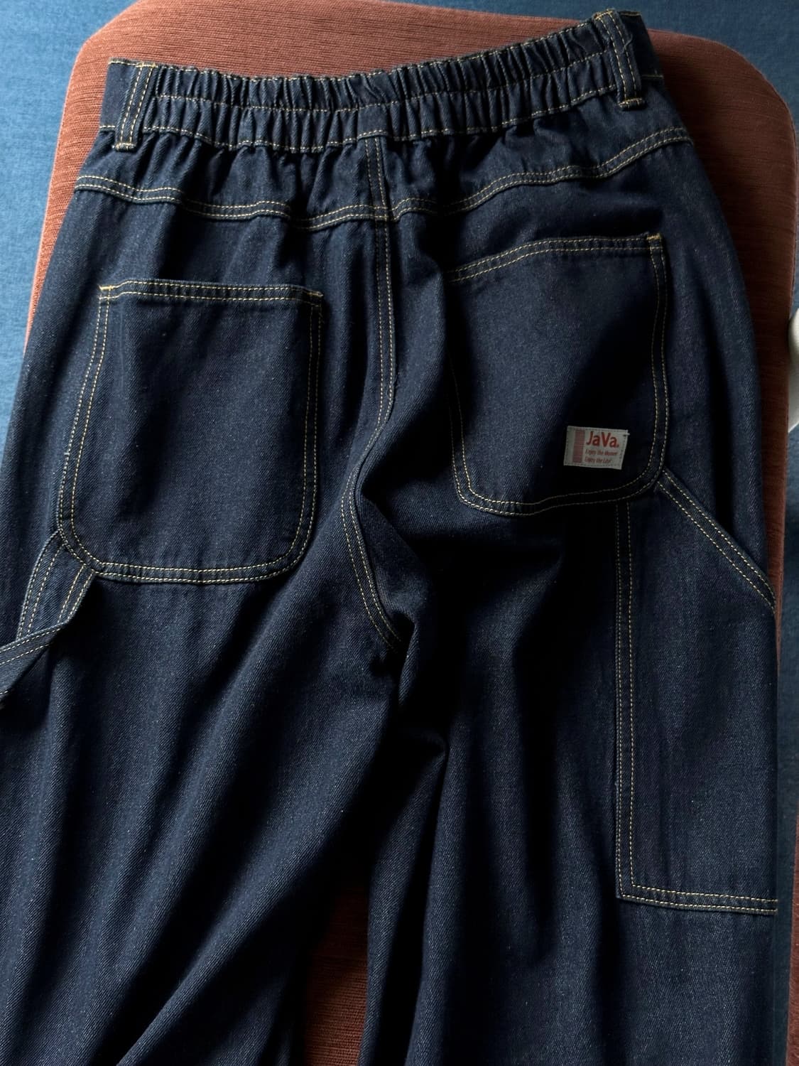 Denim wide design painter pants 상품이미지10