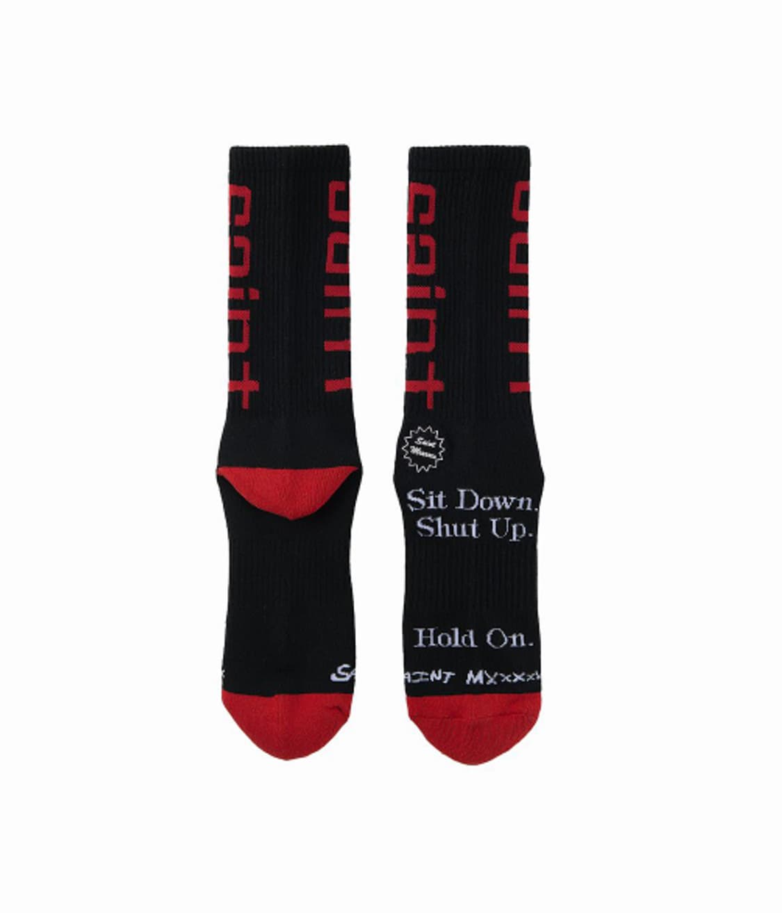 [새상품] 세인트미카엘 양말 싯 다운 삭스 블랙 상품이미지2