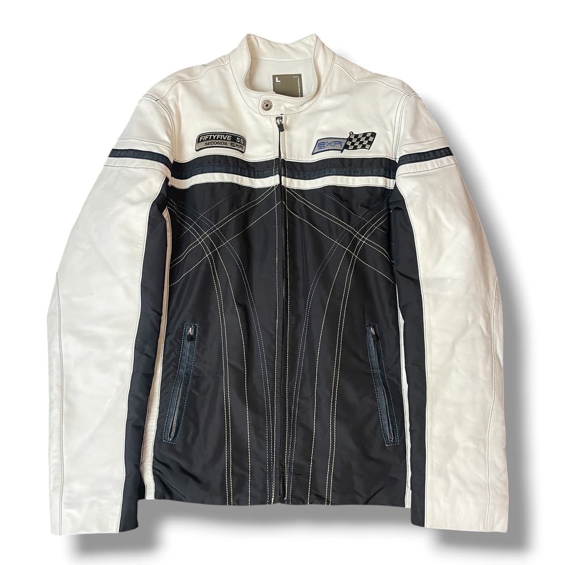 EXR 90s 가죽 레이싱 자켓 L 상품이미지1