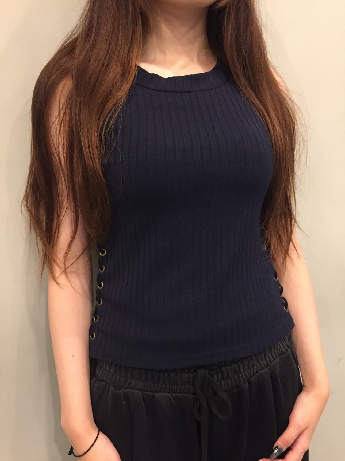 D.i.a Side Lace-Up Sleeveless Top 상품이미지4
