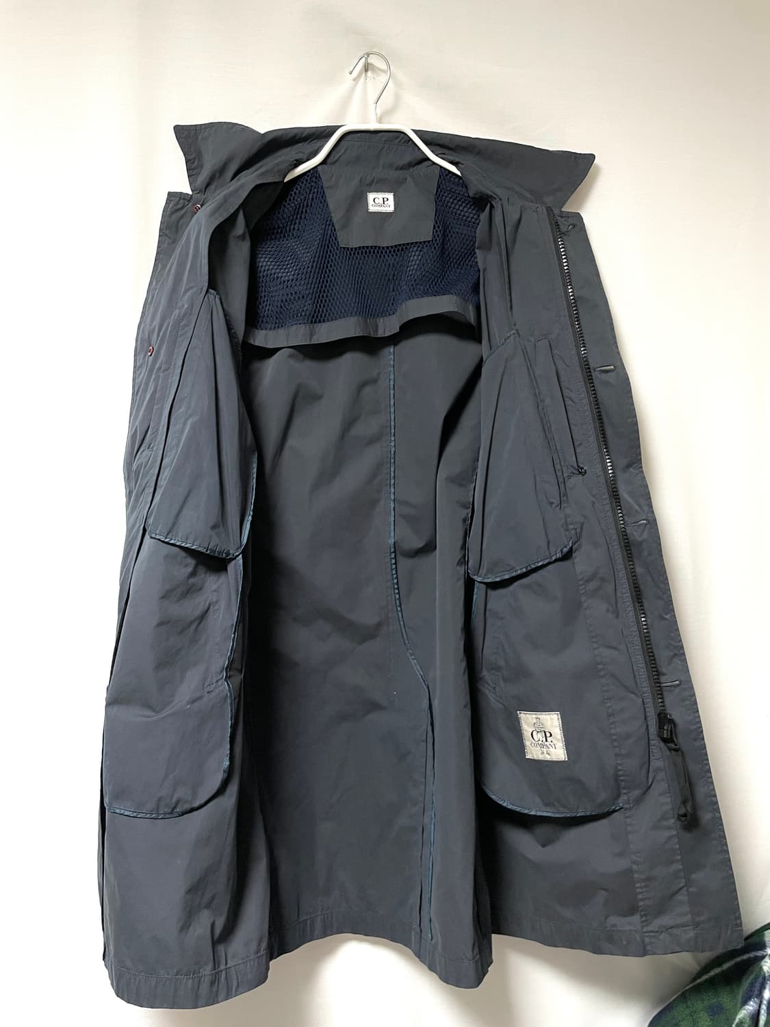 CP컴퍼니 씨피컴퍼니 정품 바스락 폴리 나일론 맥코트 싱글코트 100 상품이미지9