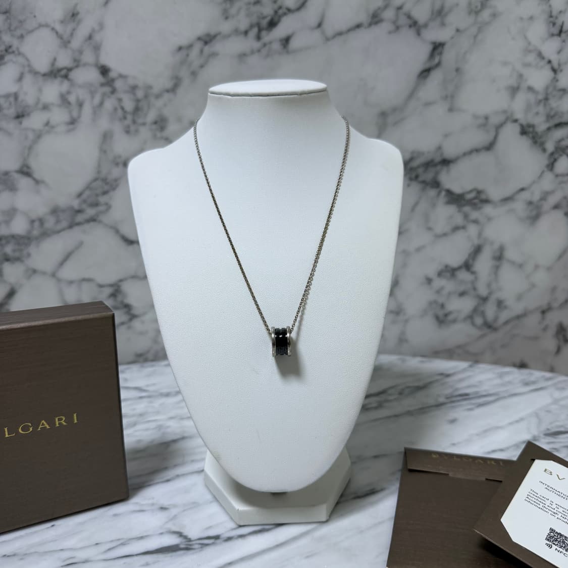 A / OS 불가리 세이브 더 칠드런 네크리스 목걸이 블랙 상품이미지1