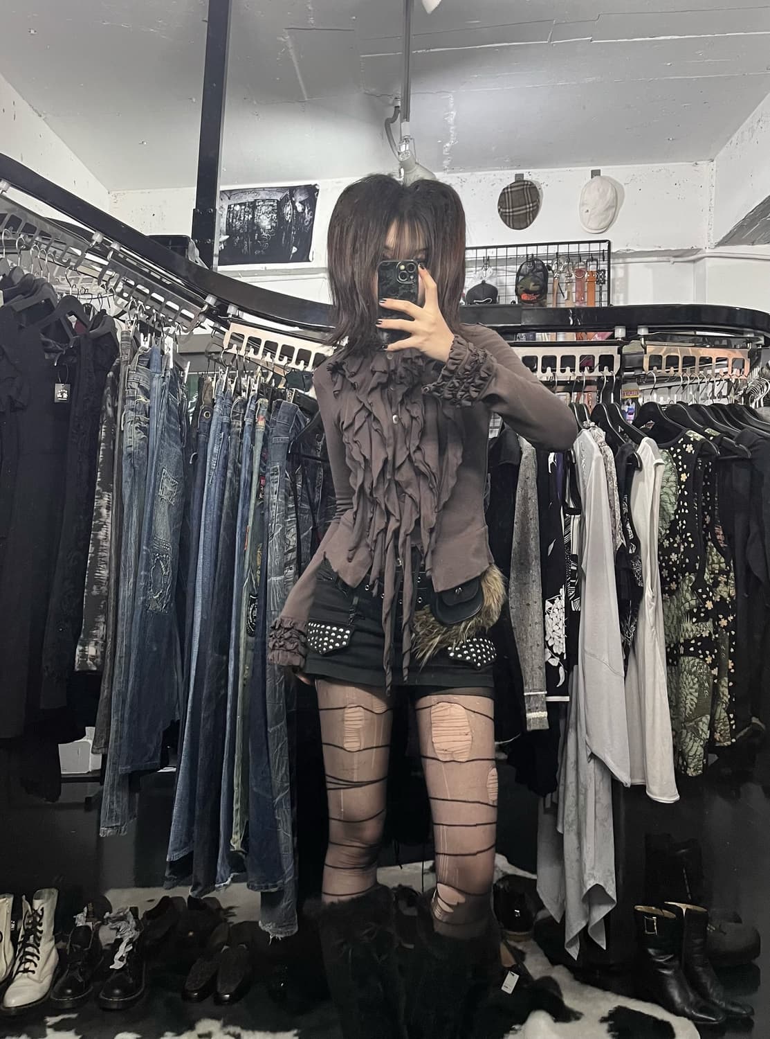 그런지 페어리 버튼 자켓 상품이미지2