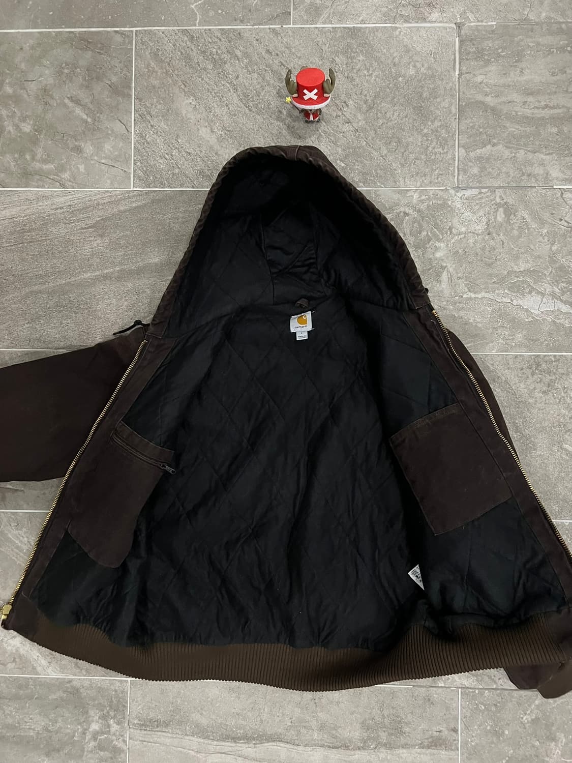 (L) 칼하트 덕 액티브 후드자켓 J130 DKB 다크브라운 상품이미지3