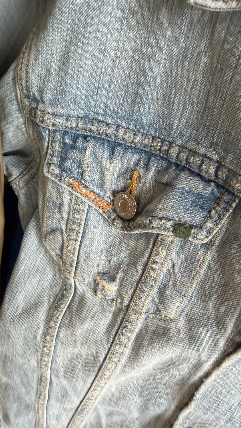 리바이스 70505 보로 3세대 데님자켓 (리페어 빈티지) 상품이미지8