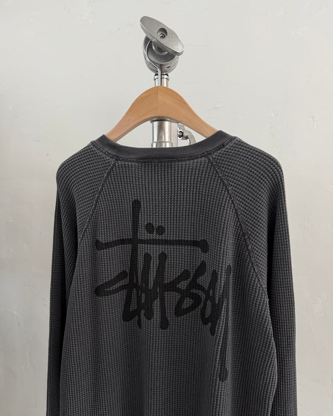 Stussy 스투시 와플 슬리브 차콜컬러 상품이미지8
