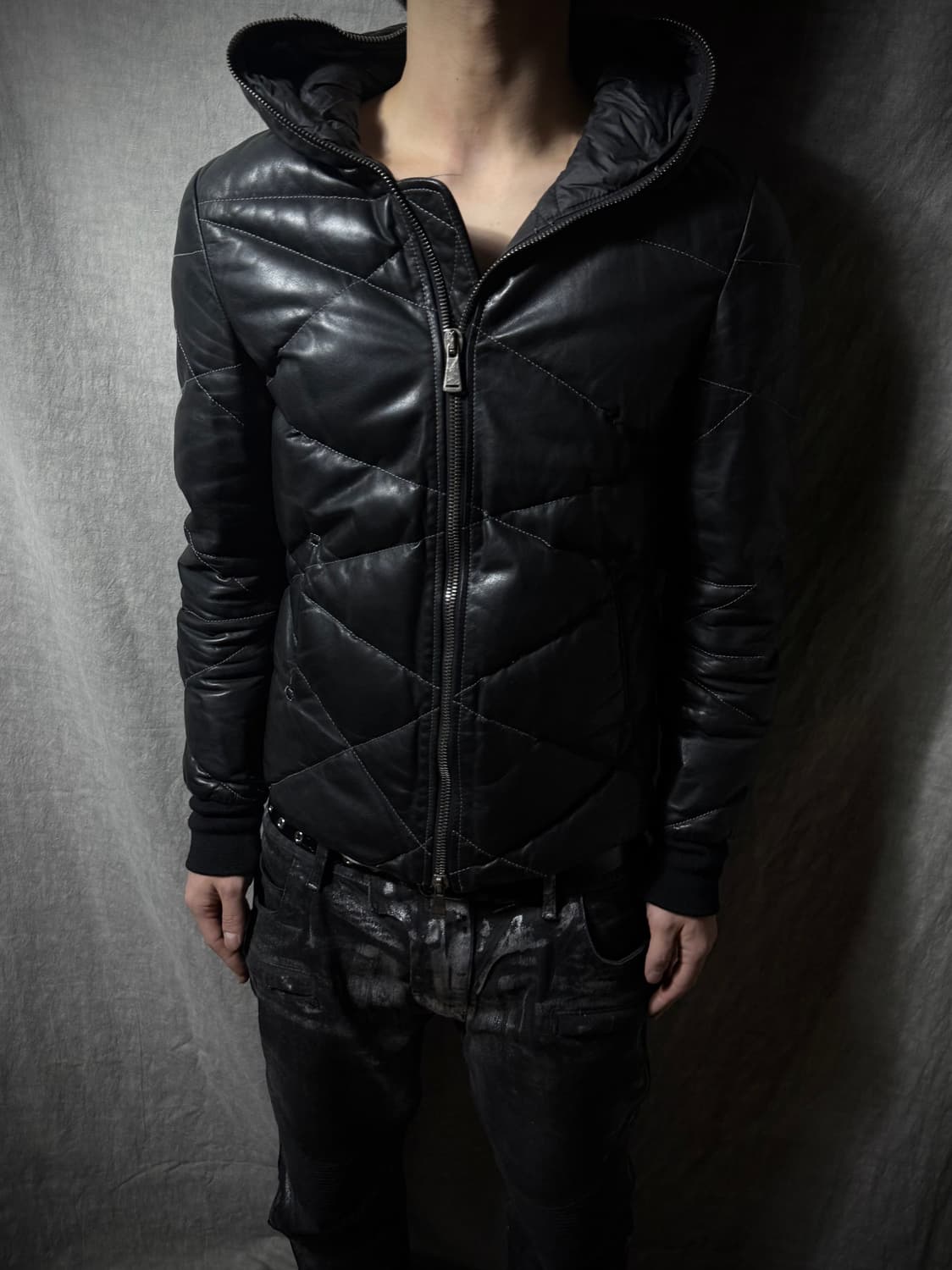 10sei0otto Leather Down Jacket  상품이미지1