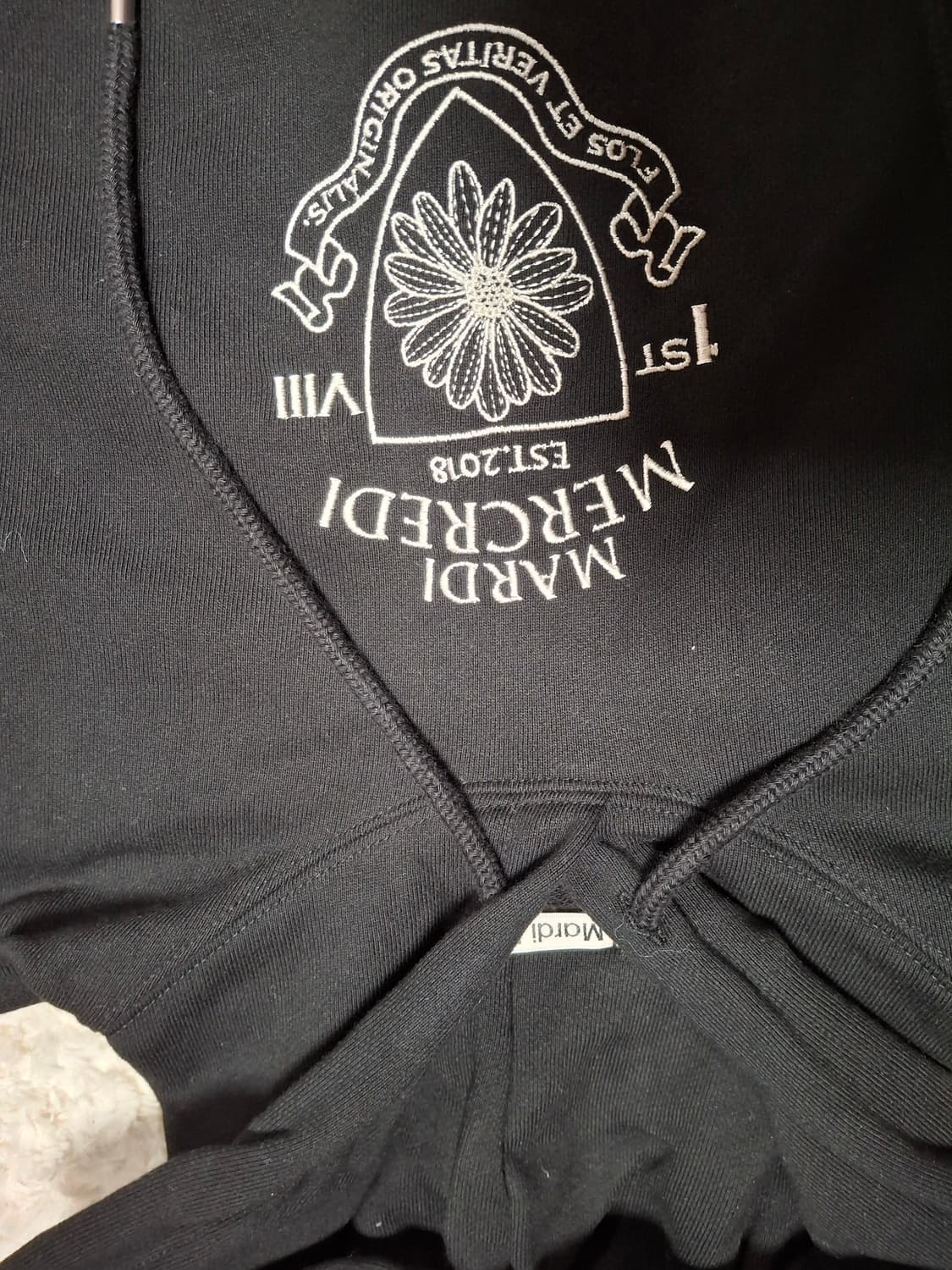 (마지막특가) 마르디메크르디 후드티 블랙 프리 상품이미지2
