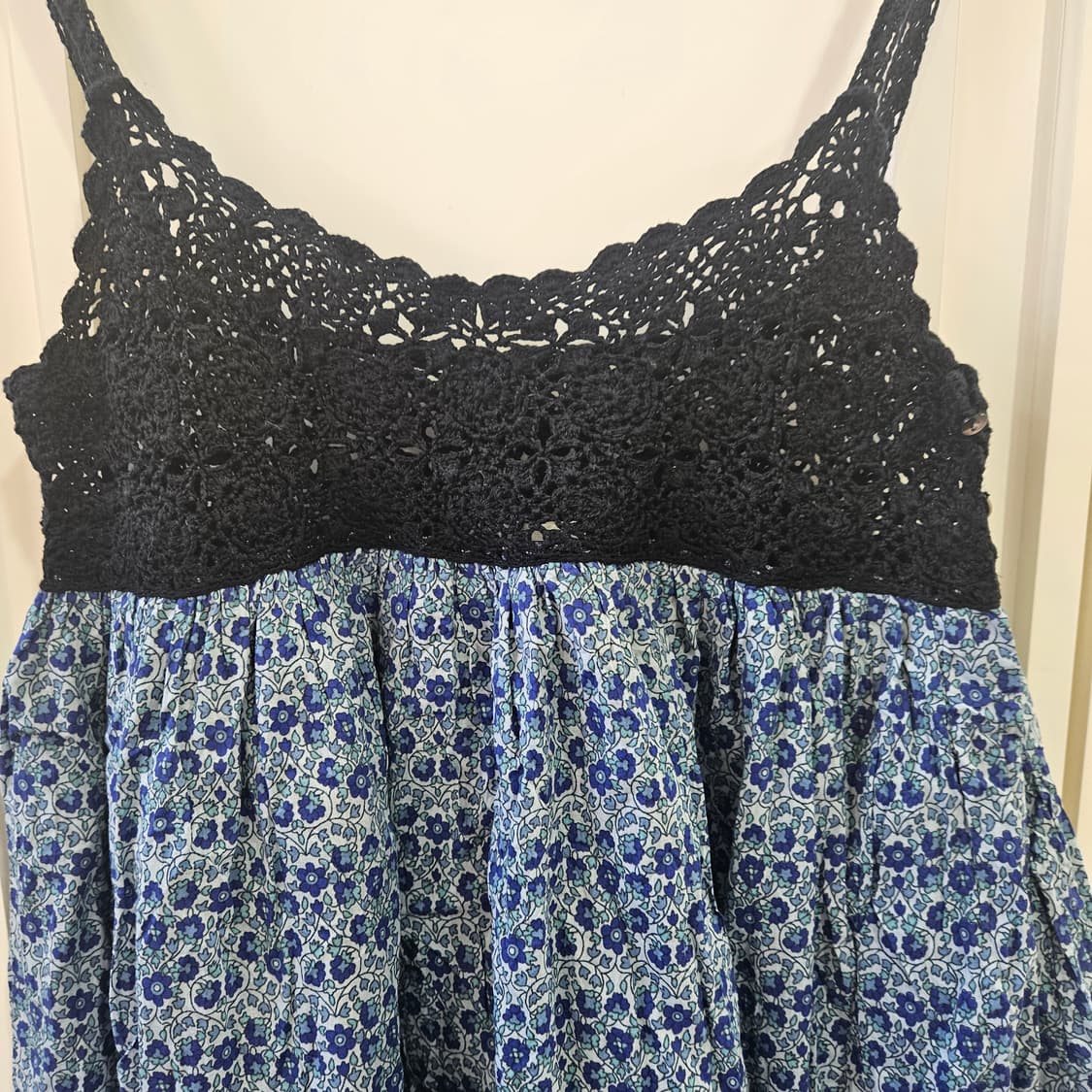 크로쉐 레이어드 플라워 원피스 상품이미지3