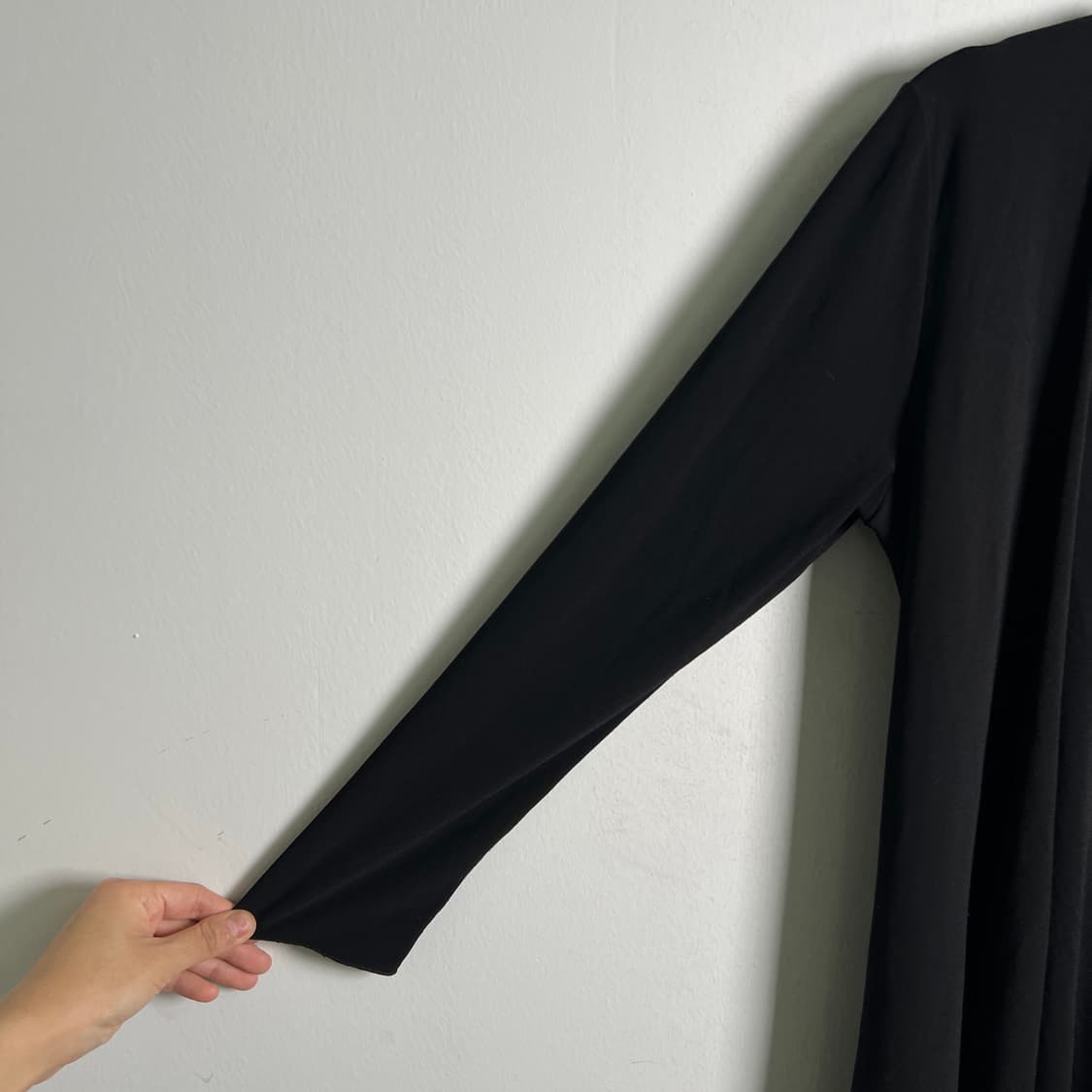 리나시멘토 드레이프 오픈 롱 가디건 L 상품이미지7