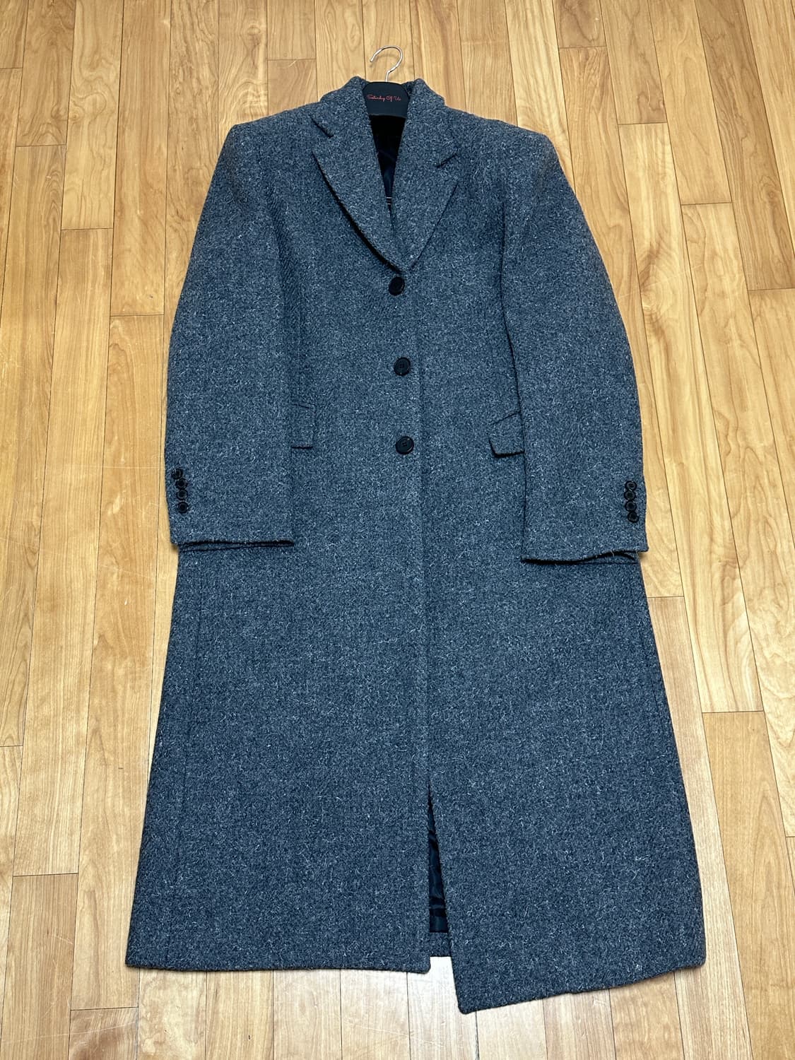 stu 백 버튼 싱글 코트 그레이 S 상품이미지2