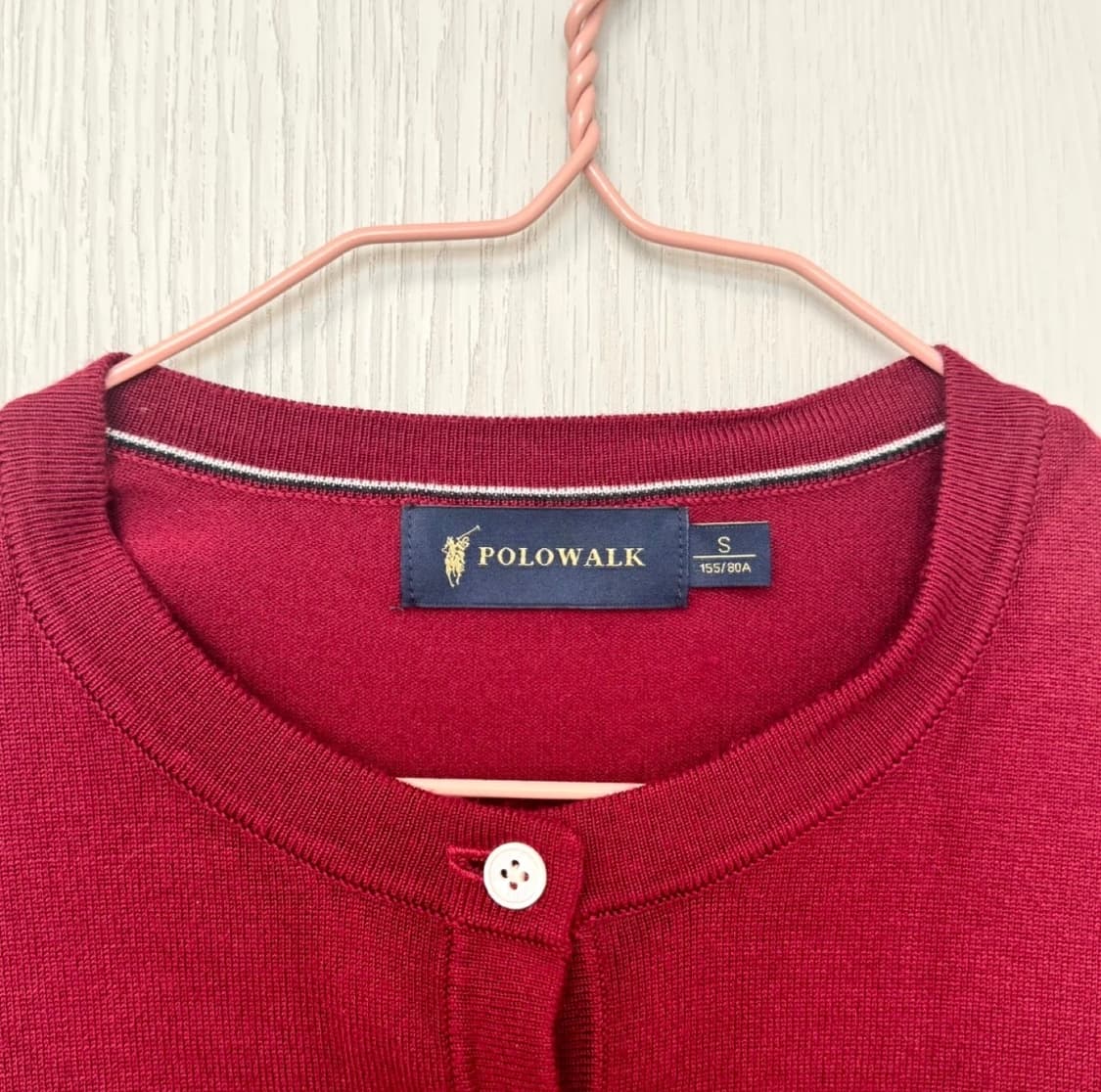 (s) 폴로워크 버건디 가디건 상품이미지2