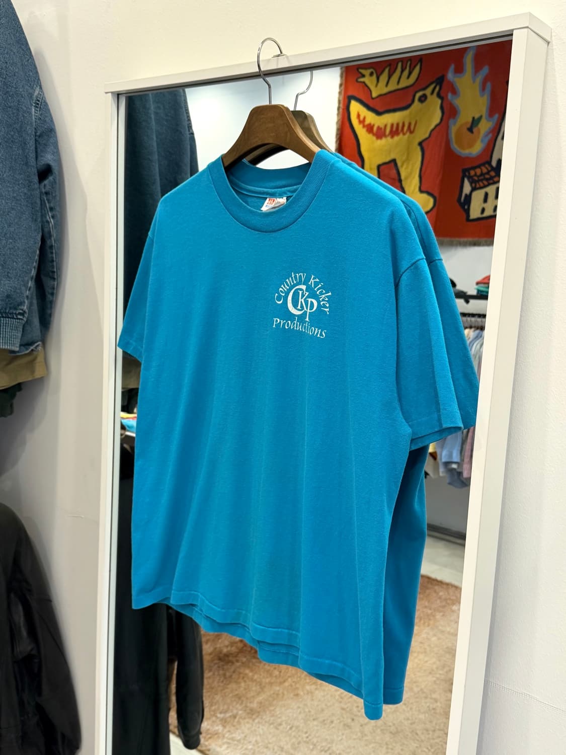 90s Hanes 헤인즈 빈티지 반팔 티셔츠 (made in USA) 상품이미지1