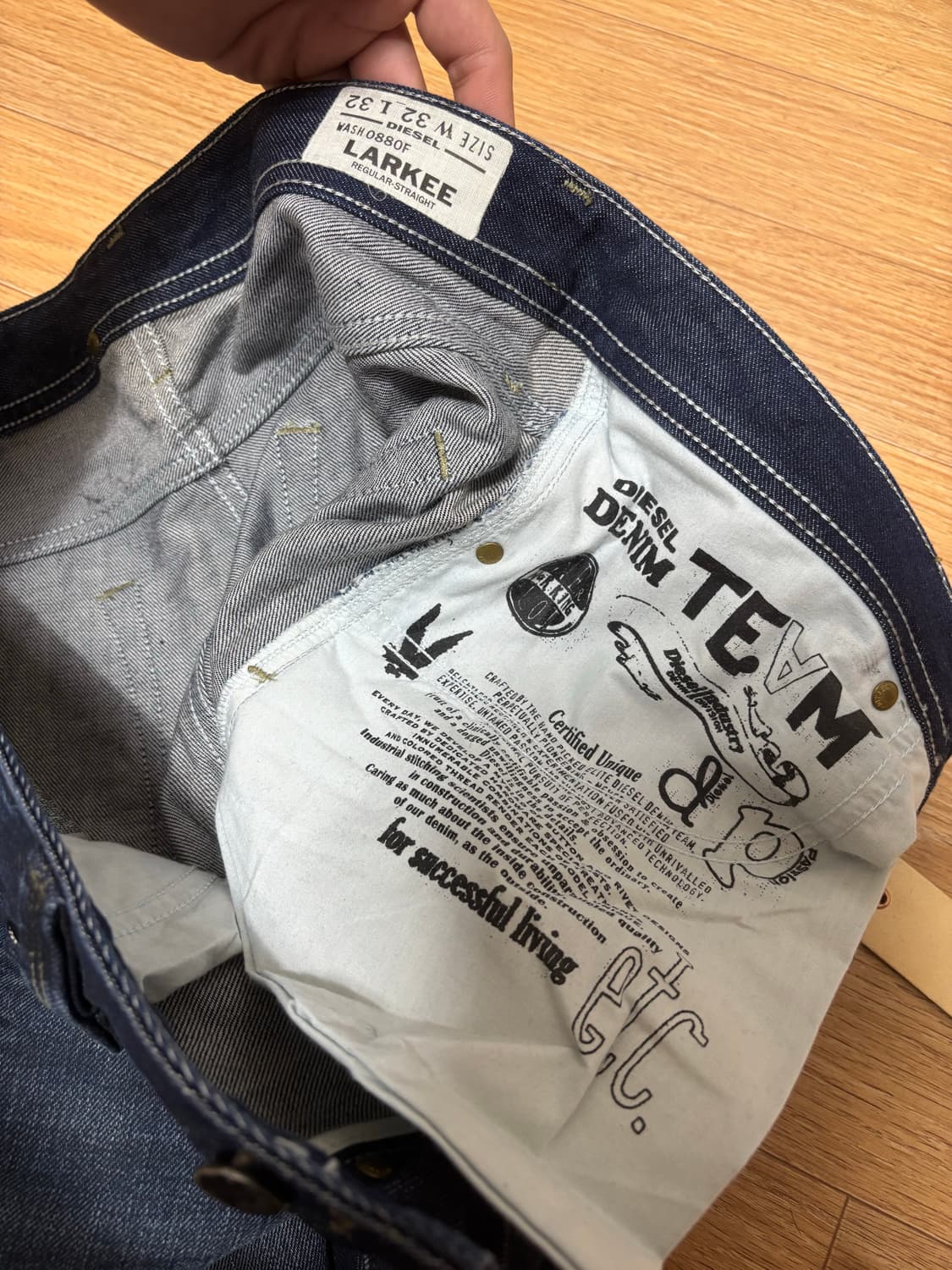 디젤 데님 청바지 W32 L32 상품이미지8