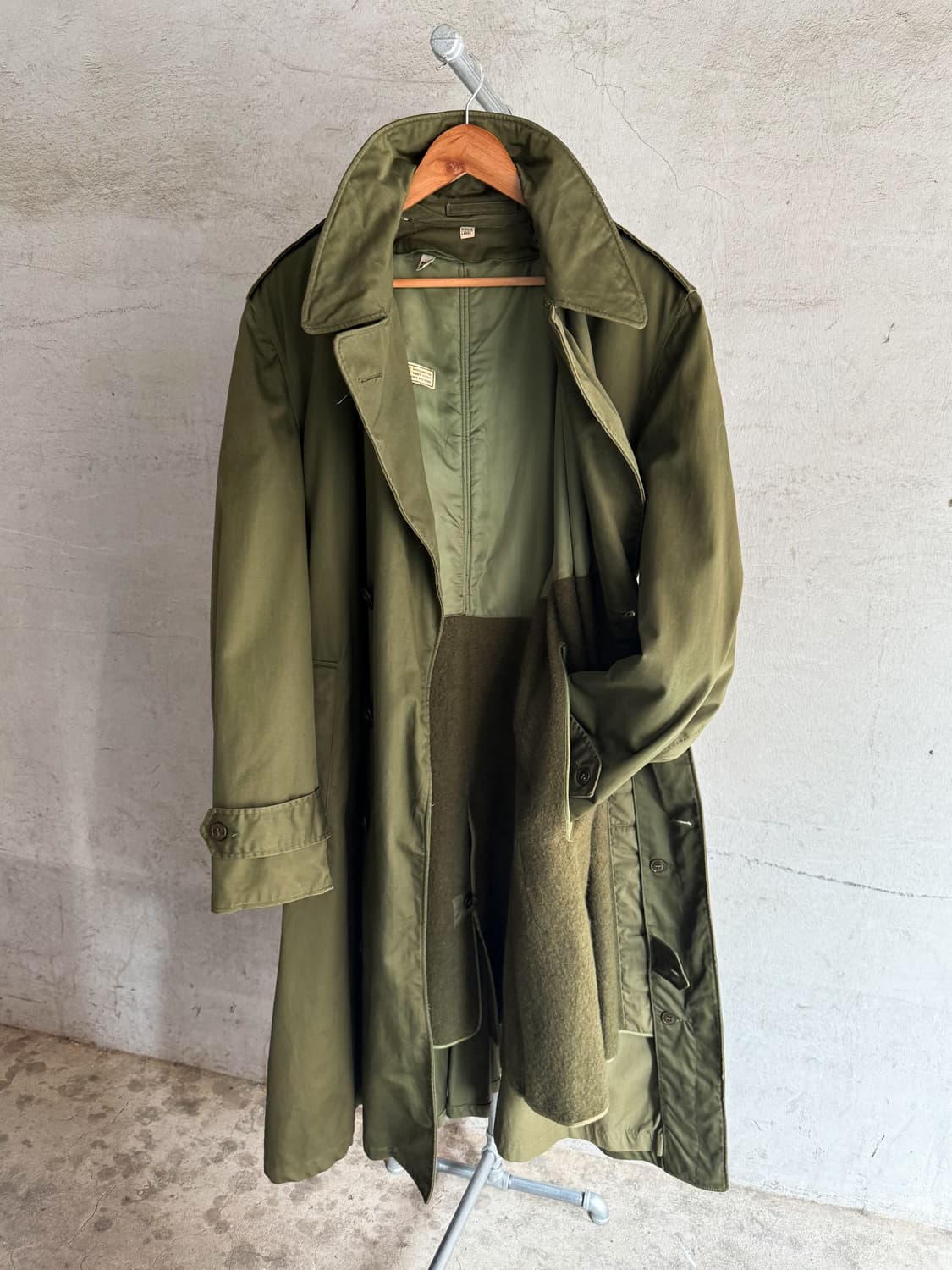 50s U.S Army OG-107 Officer Overcoat 상품이미지2