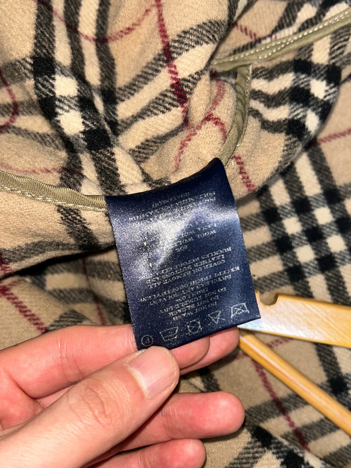 버버리 모직 더플 후드 코트 상품이미지7