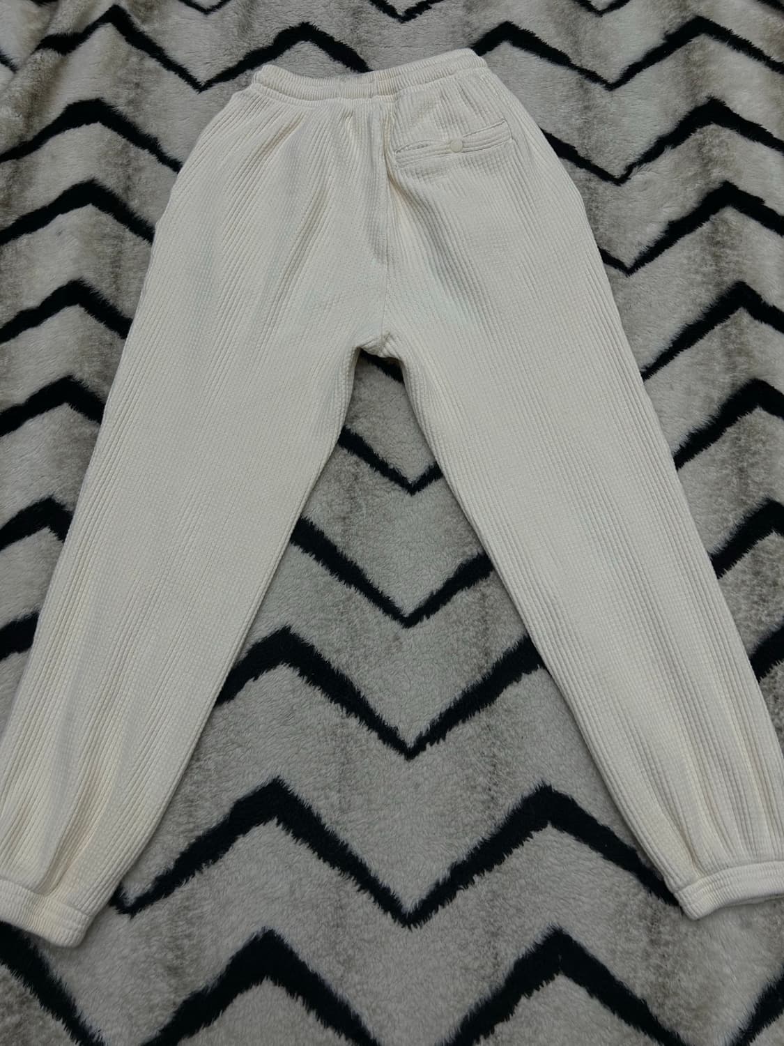 [S]스컬프터 와플 스웨터 팬츠/크림 상품이미지4