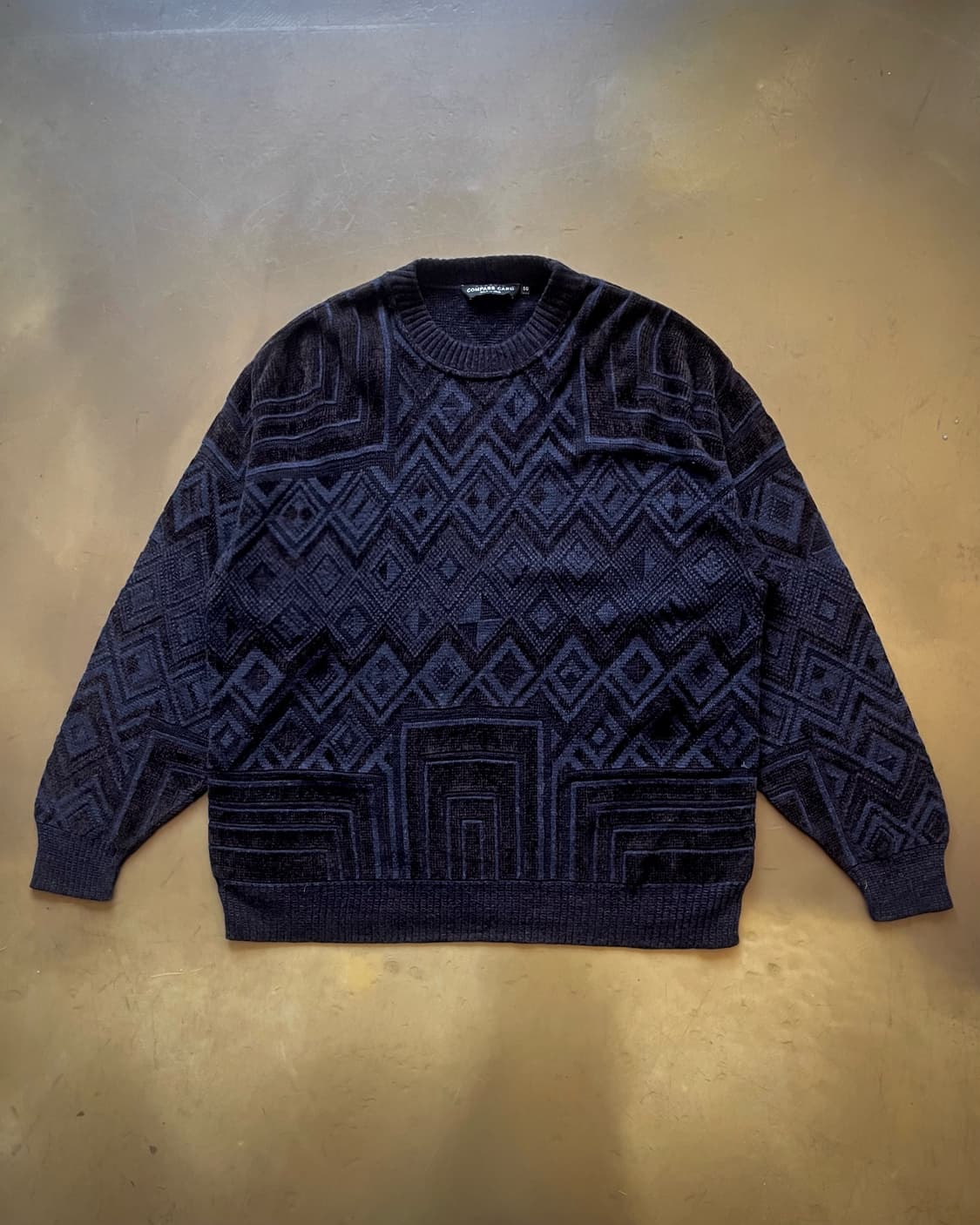 1980-90s Campass Card Italian Big Knit 상품이미지4