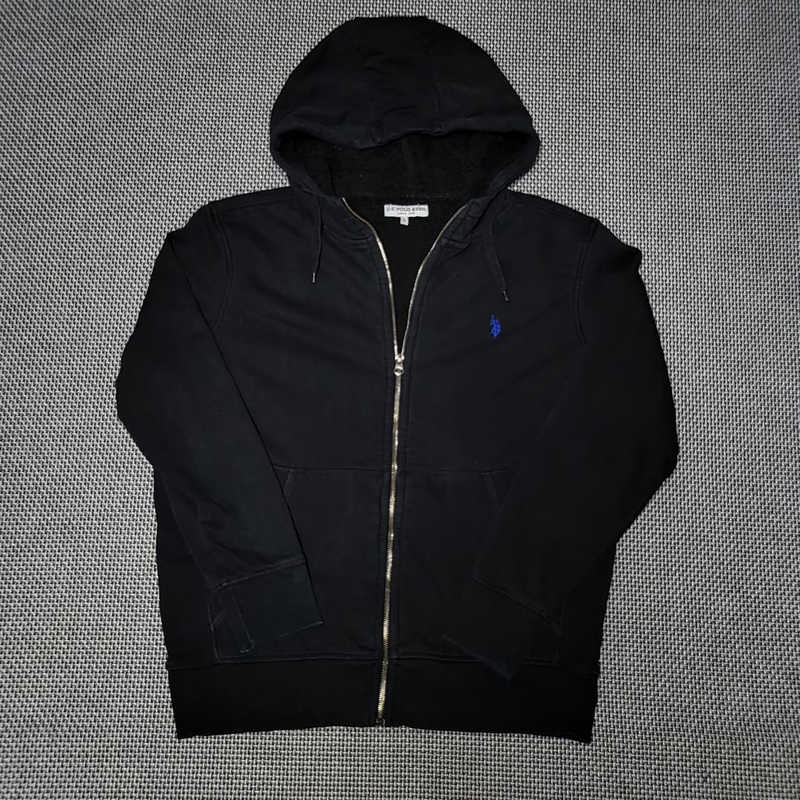 U.S. POLO US폴로 뽀글이안감 후드집업 블랙 (XL/105) 상품이미지1