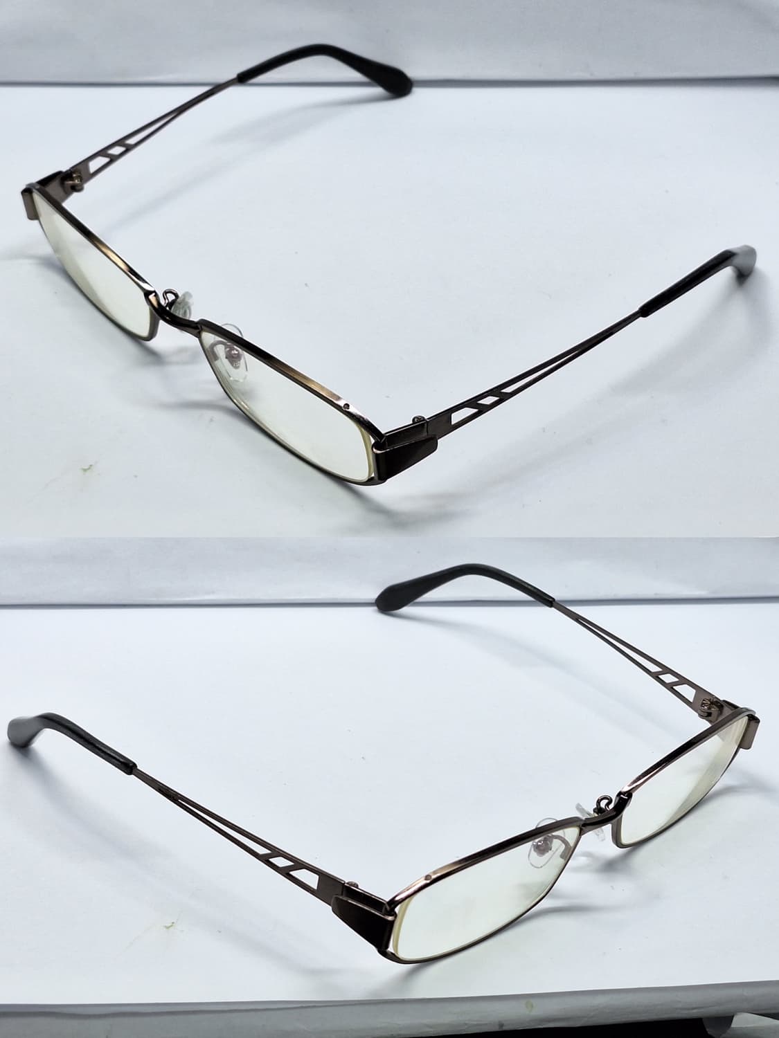 OWNDAYS 실버 메탈 2포인트 안경테 일본 수입 빈티지 클래식 레트로 상품이미지6