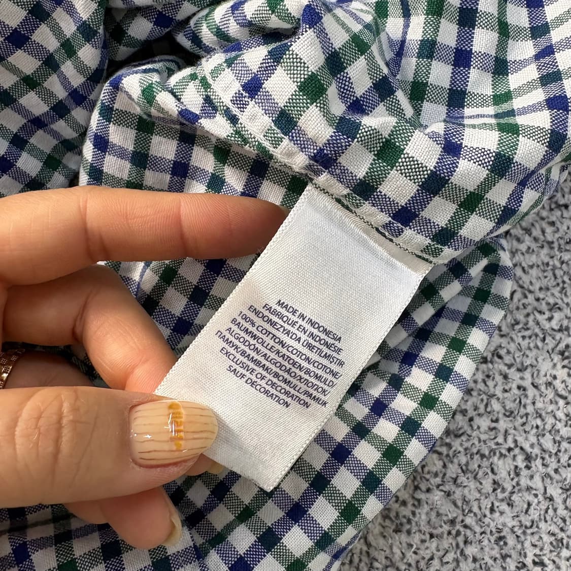 7 폴로 랄프로렌 키즈 체크 셔츠 남방 0402J 상품이미지4