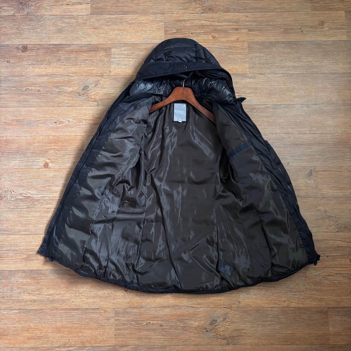 지스타 로우 RAW 블랙 패딩 후드 점퍼 여성 S 슬림 휘슬러  상품이미지3