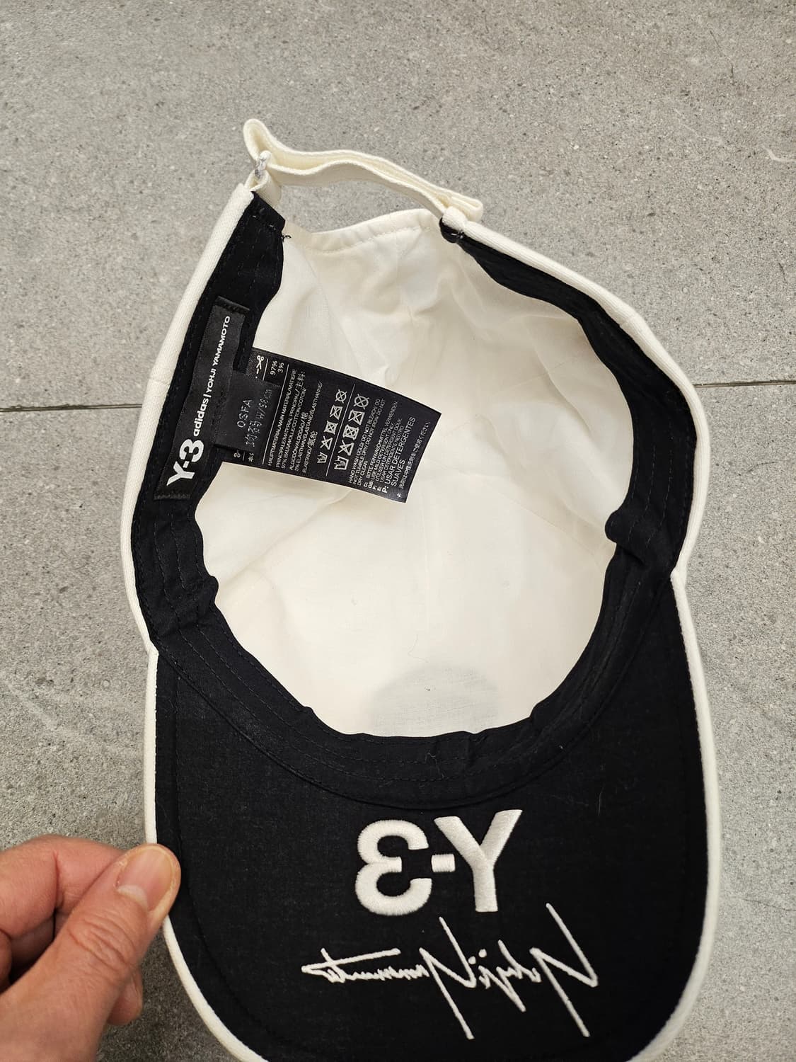 Y-3아디다스 요지야마모토Yohji Yamamoto화이트볼캡 상품이미지5