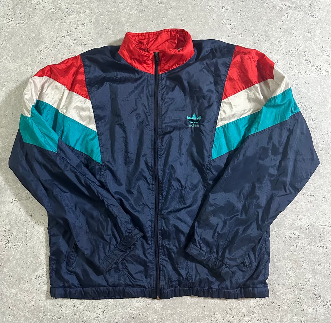 adidas 90s 빈티지 트레포일 볼드 배색 윈드브레이커 상품이미지2