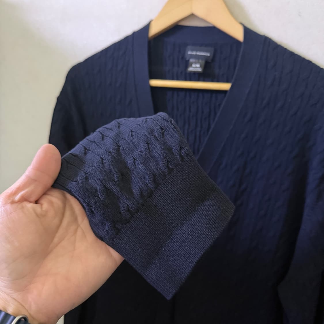 클럽모나코 남성 코튼 기본 가디건 XL (남성 105정도) 상품이미지3