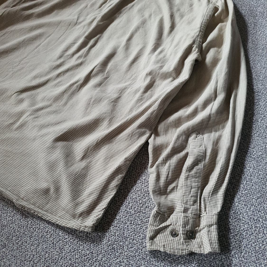 L.L.Bean 하운드 투스 체크 셔츠  no.62 상품이미지6