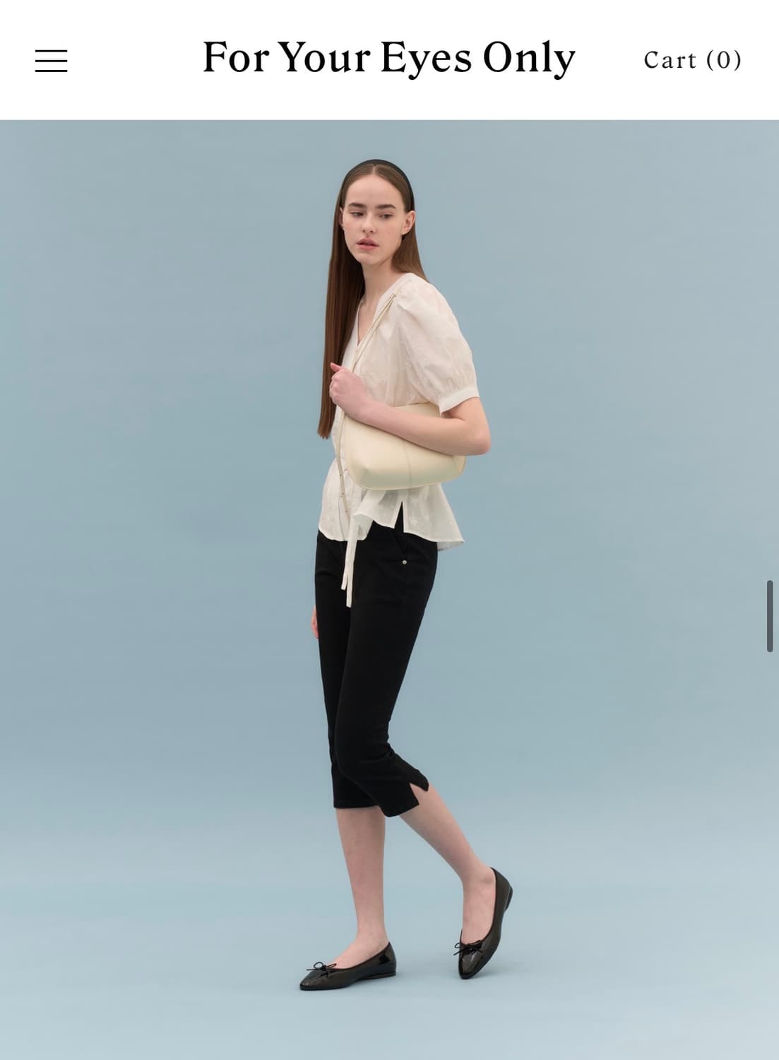 포유온 카프리팬츠 Clea Capri pants 블랙(34) 상품이미지6