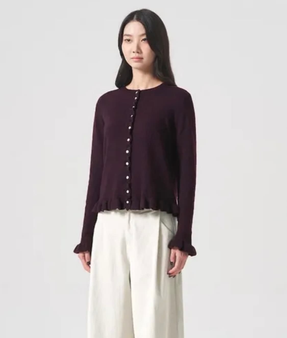 에잇세컨즈 프릴 가디건 상품이미지2