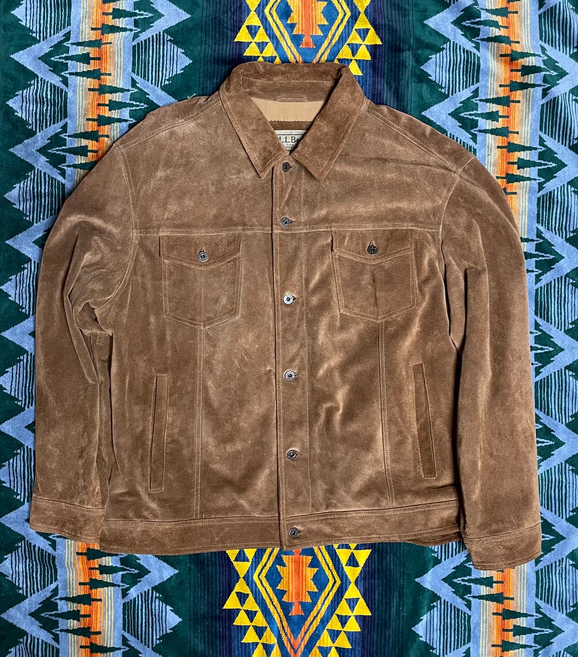 L.L.Bean suede Leather Trucker  xxl 상품이미지1