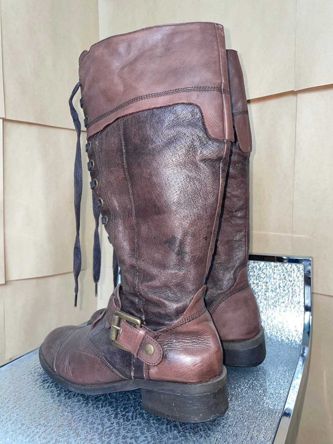 BELTED LACE UP BOOTS 상품이미지6