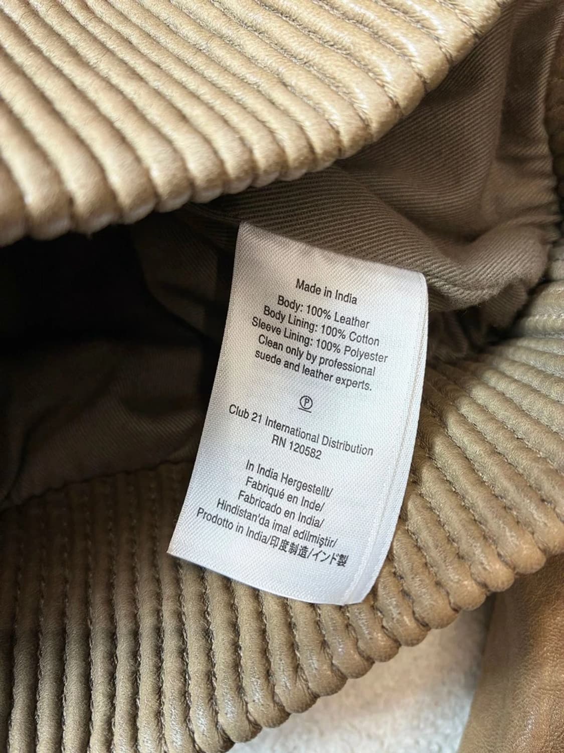 DKNY 00's 유틸리티 버클 양가죽 숏 자켓 PN6995 상품이미지9