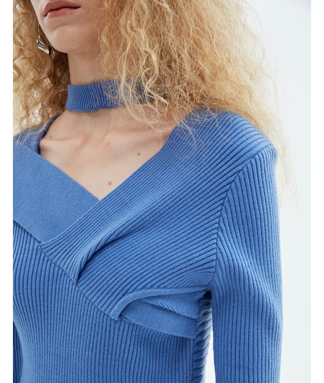 앤더슨 벨 데이지 레이어드 롱 니트 탑 xs 상품이미지4