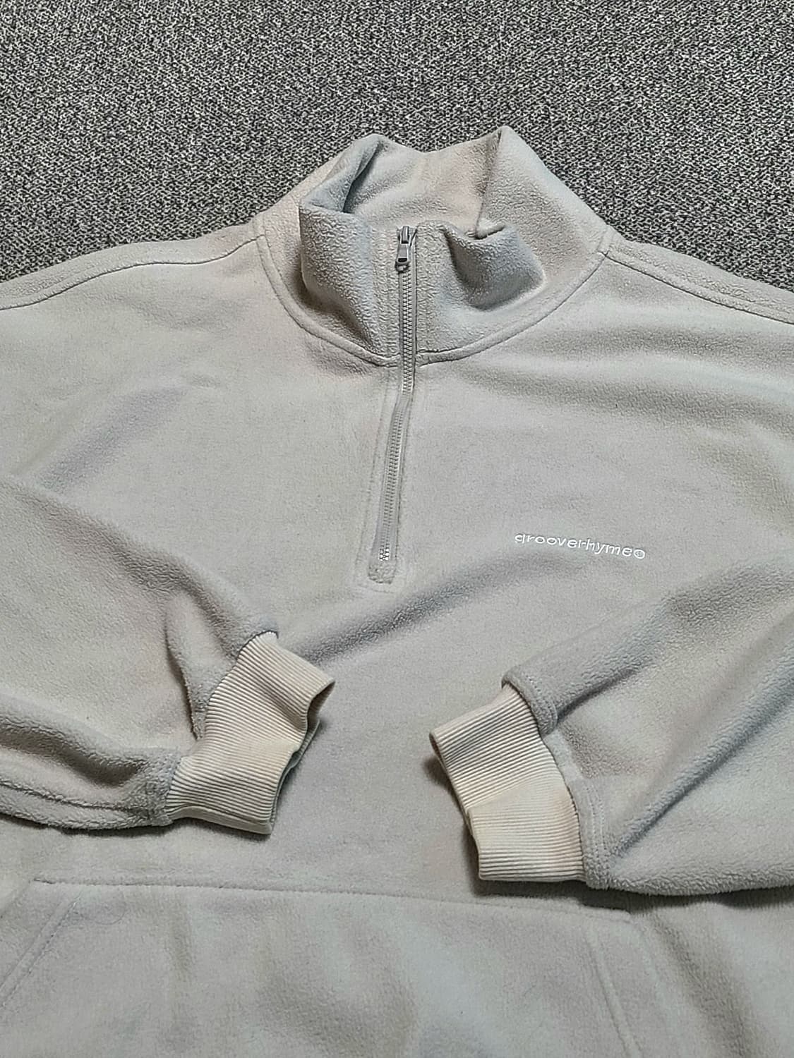 grooverhyme 하프집업 L 실측 120 로 낭낭하게 상품이미지6