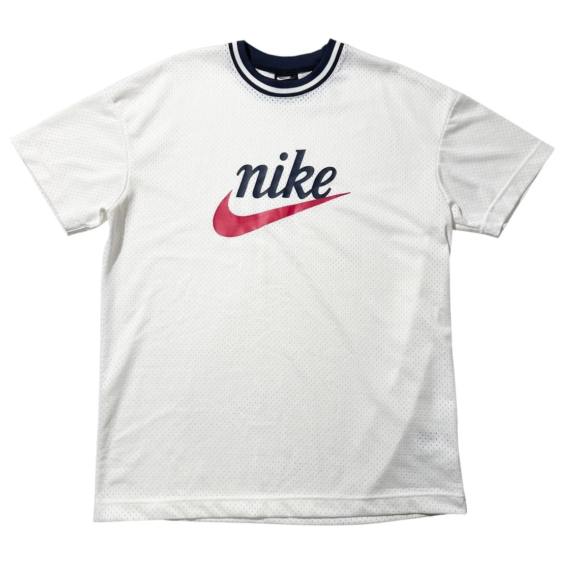 나이키 NSW 헤리티지 로고 메쉬 반팔 티셔츠 상품이미지1