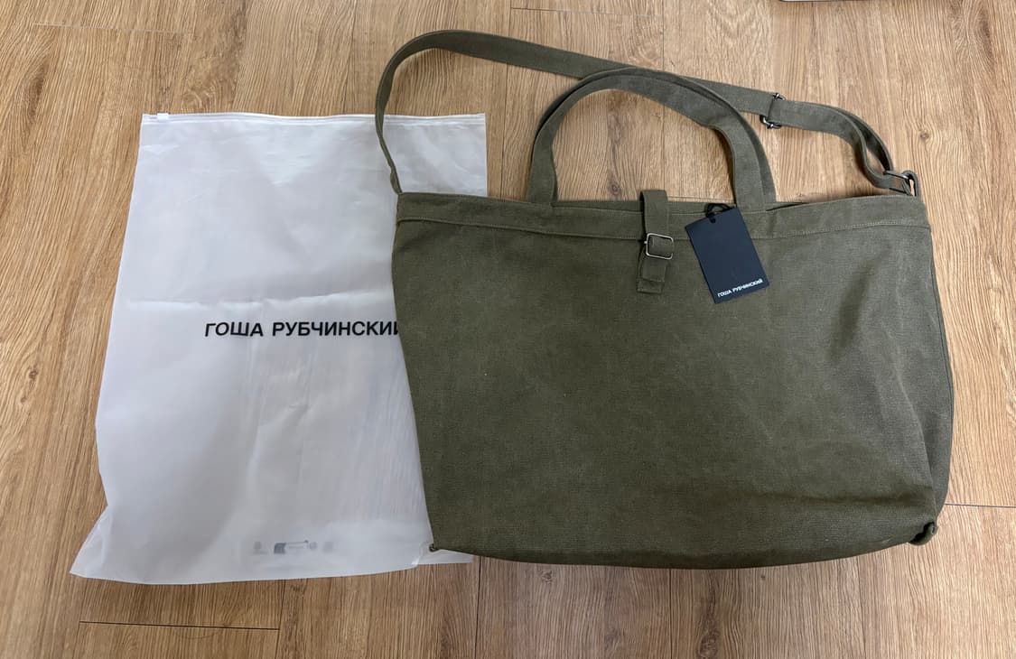 (OS) 고샤 루브친스키 토트백 카키 상품이미지1