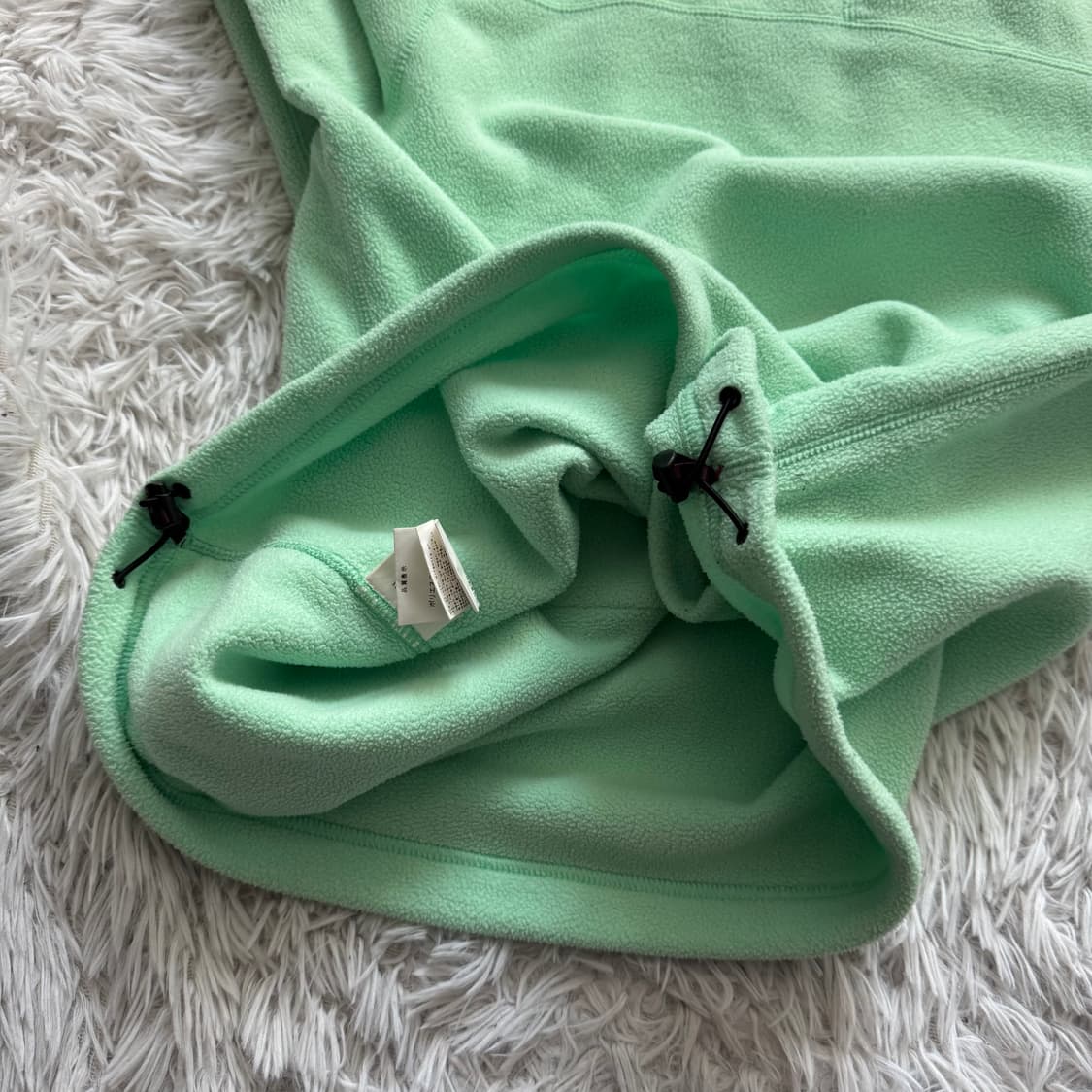 A BATHING APE 일본빈티지 후리스 베이프 반집업 플리스 xl 상품이미지7