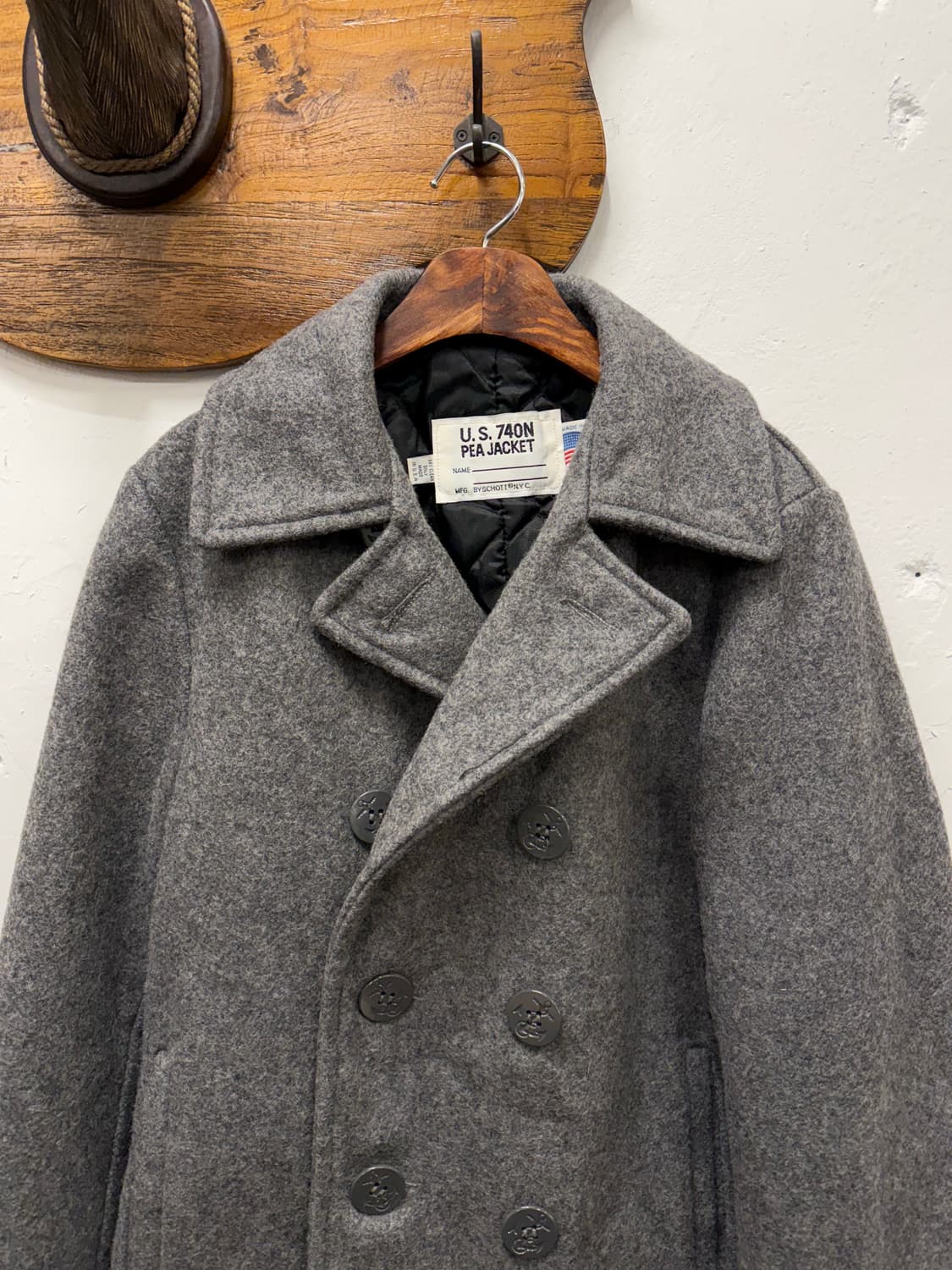 66) USA Schott NYC U.S. 740N Pea Jacket 상품이미지1