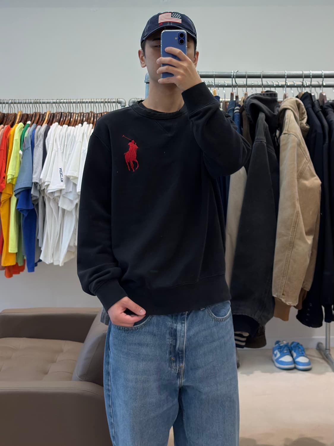 폴로 랄프로렌 빅포니 로고 맨투맨 상품이미지8