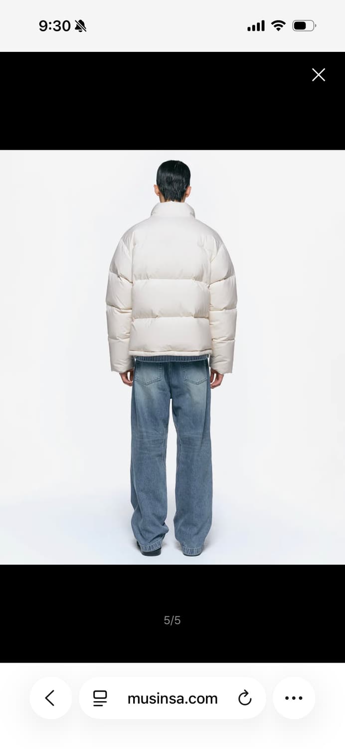 인사일런스 에센셜 다운 자켓 CREAM 상품이미지5