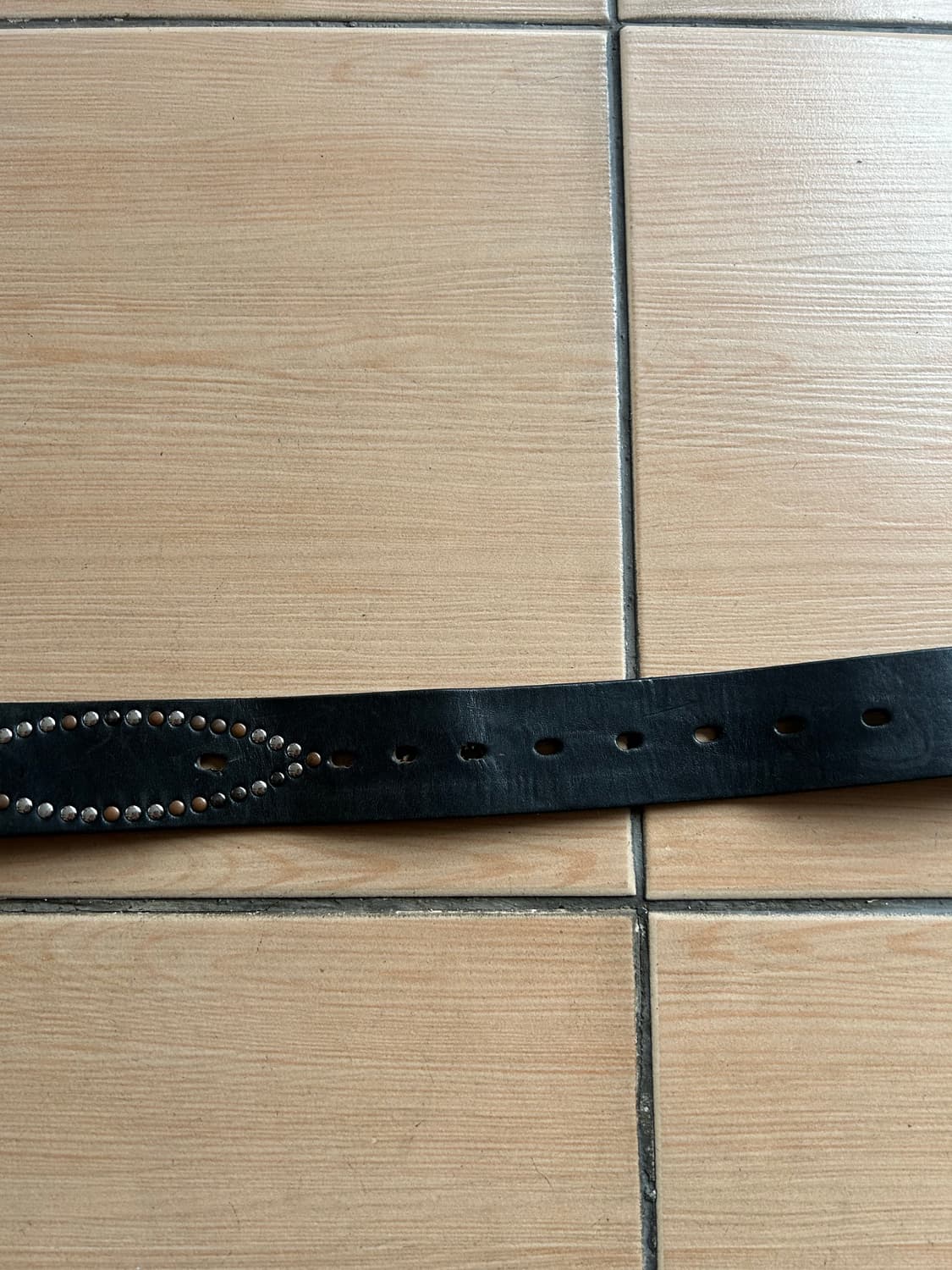 Vintage western leather belt 상품이미지5