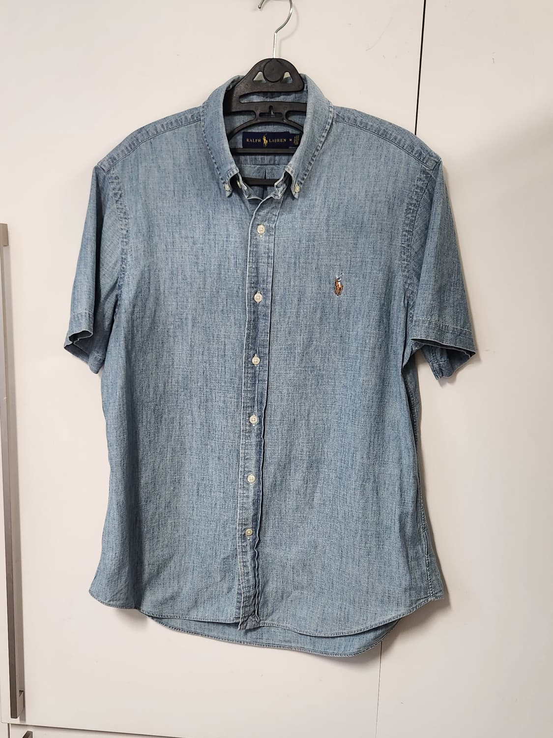 폴로랄프로렌 데님 반팔 셔츠 M 상품이미지1